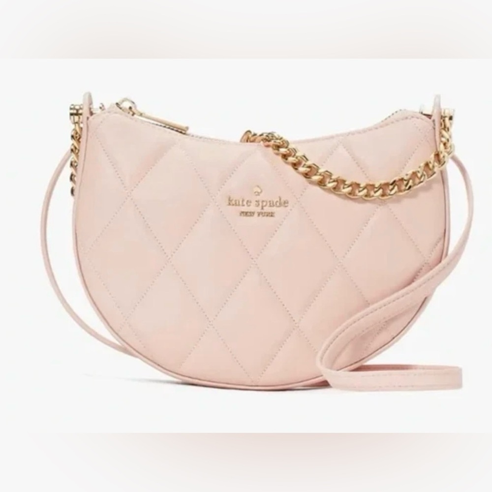 Kate Spade Carey Smooth Quilted Conch Pink